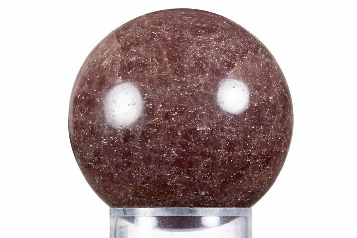 Polished Strawberry Quartz Sphere #342060